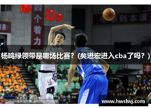 杨鸣绿领带是哪场比赛？(矣进宏进入cba了吗？)